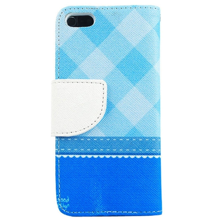 Little Bear Pattern Horizontal Flip Magnetic Buckle Leather Case with Card Slots & Holder & Lanyard for iPhone 5 & 5s & SE & SE