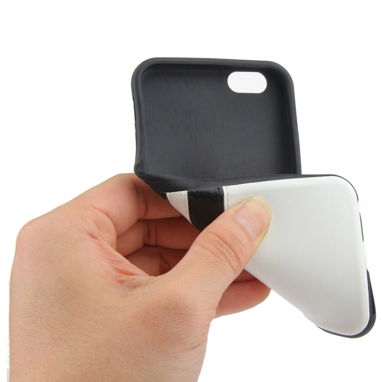 Double Colored TPU Paste Skin Protective Case for iPhone 5 & 5s & SE