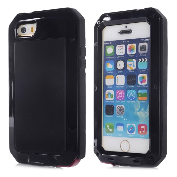Waterproof Dustproof Shockproof Metal Armour Protective Case for iPhone 5S