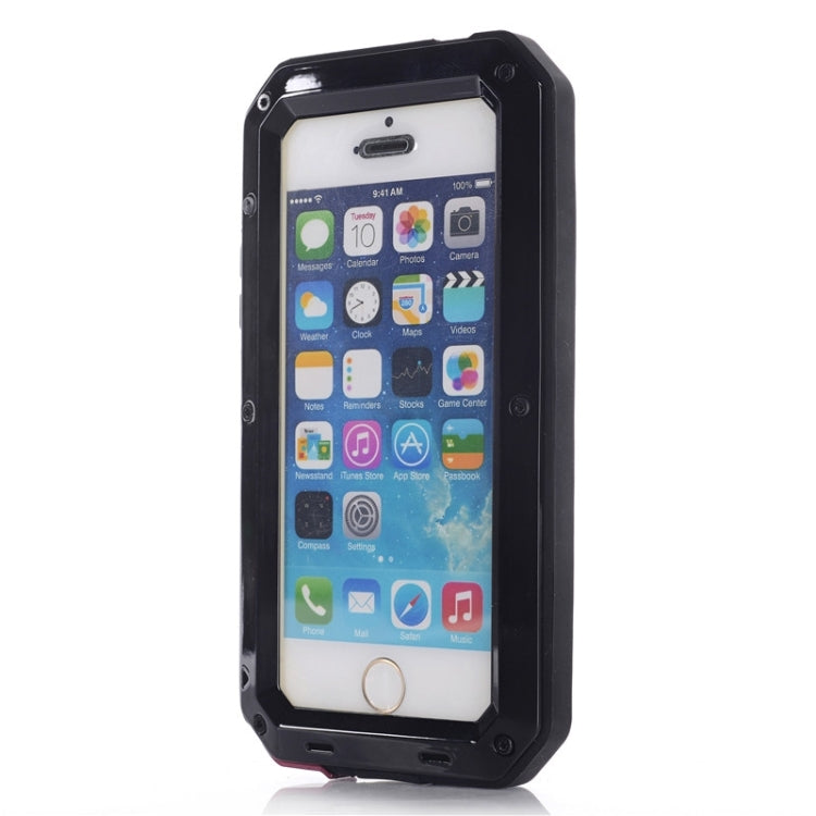 Waterproof Dustproof Shockproof Metal Armour Protective Case for iPhone 5S