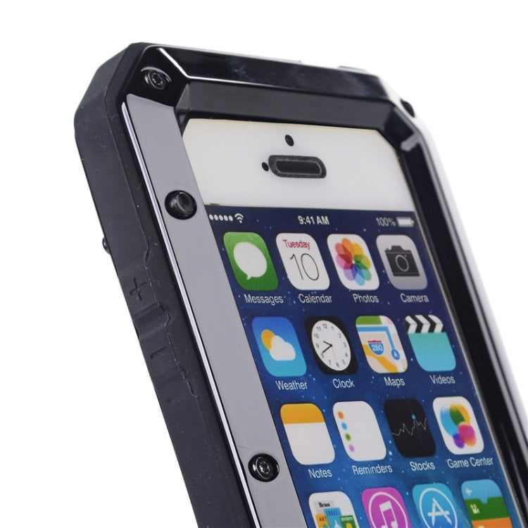 Waterproof Dustproof Shockproof Metal Armour Protective Case for iPhone 5S