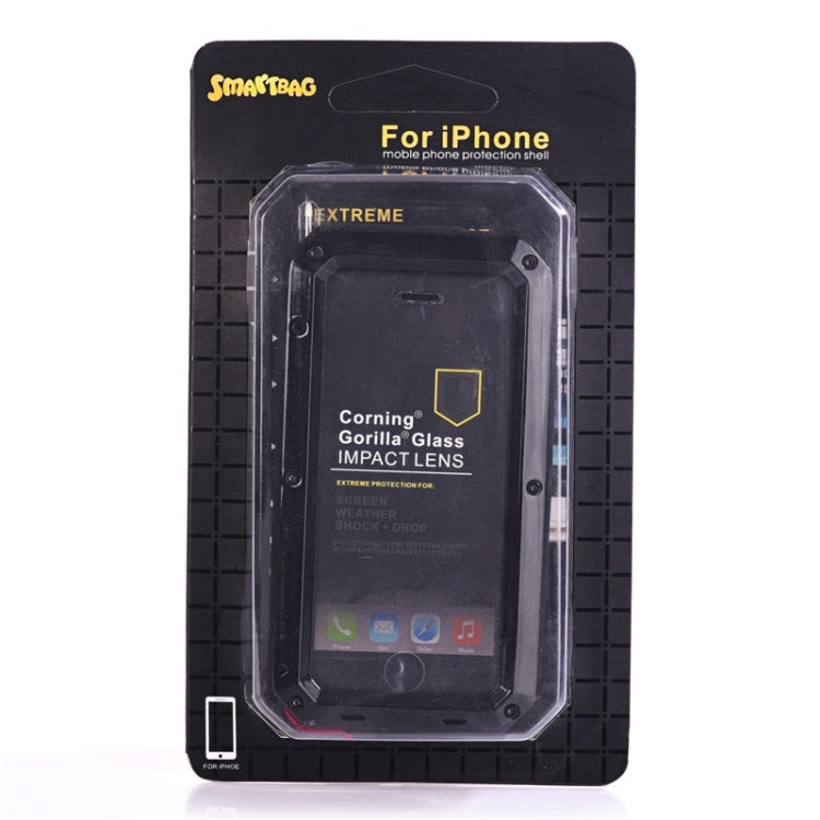 Waterproof Dustproof Shockproof Metal Armour Protective Case for iPhone 5S