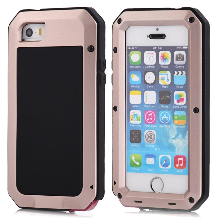Waterproof Dustproof Shockproof Metal Armour Protective Case for iPhone 5S