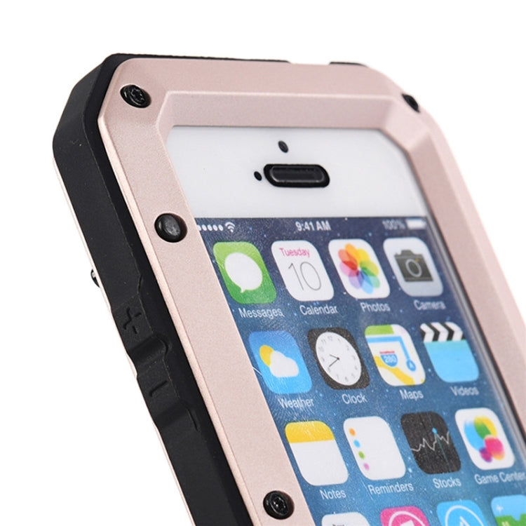 Waterproof Dustproof Shockproof Metal Armour Protective Case for iPhone 5S