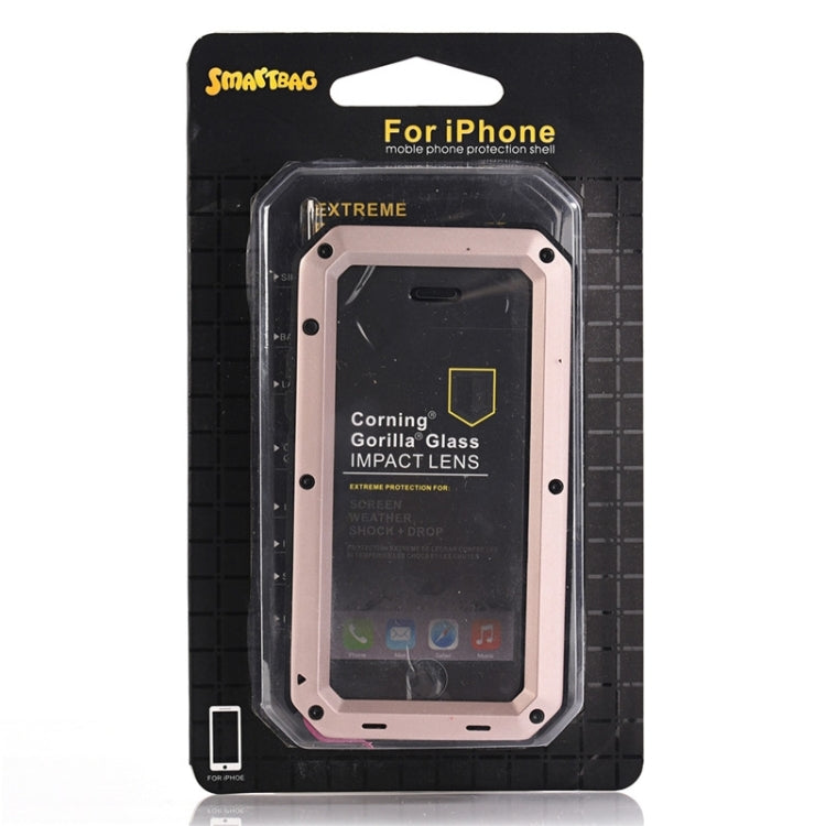 Waterproof Dustproof Shockproof Metal Armour Protective Case for iPhone 5S