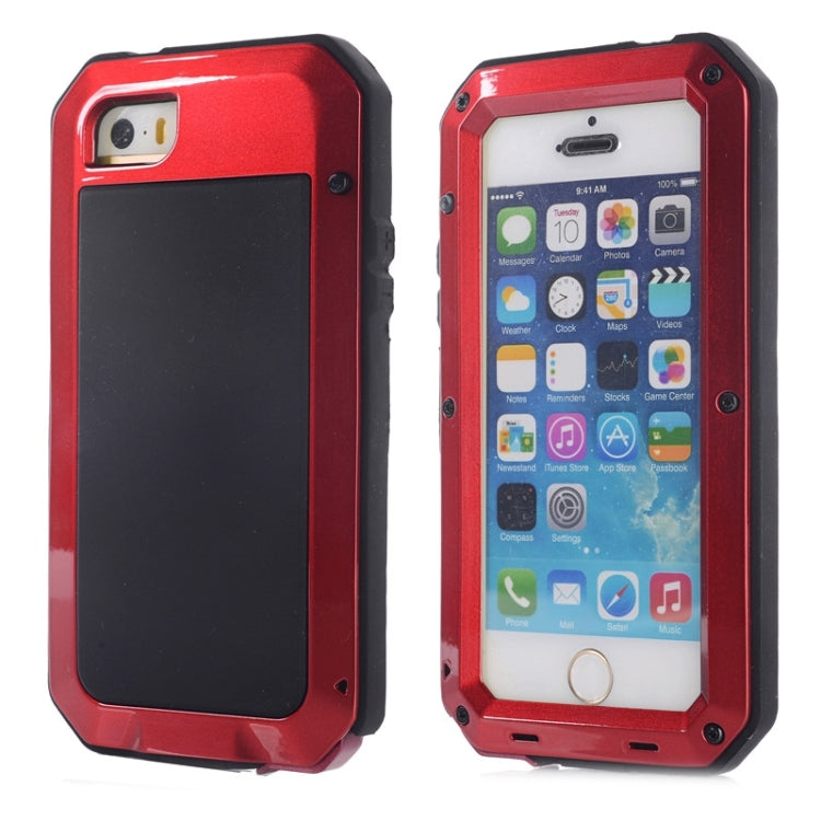 Waterproof Dustproof Shockproof Metal Armour Protective Case for iPhone 5S