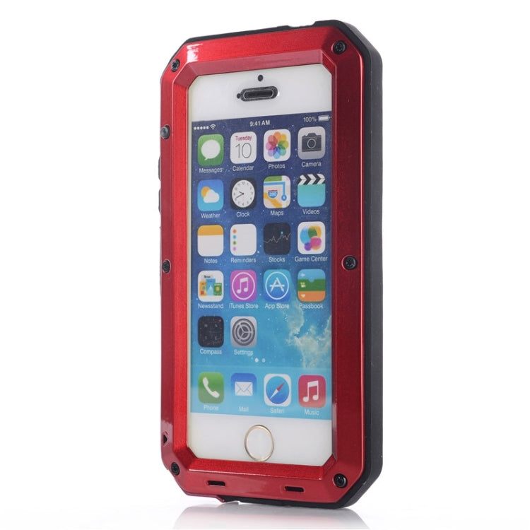 Waterproof Dustproof Shockproof Metal Armour Protective Case for iPhone 5S
