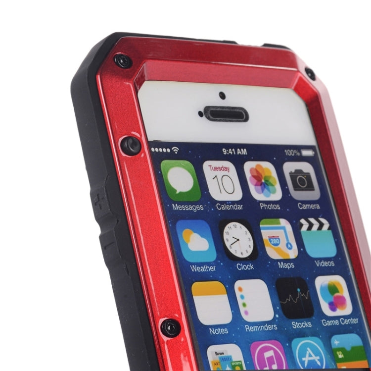 Waterproof Dustproof Shockproof Metal Armour Protective Case for iPhone 5S