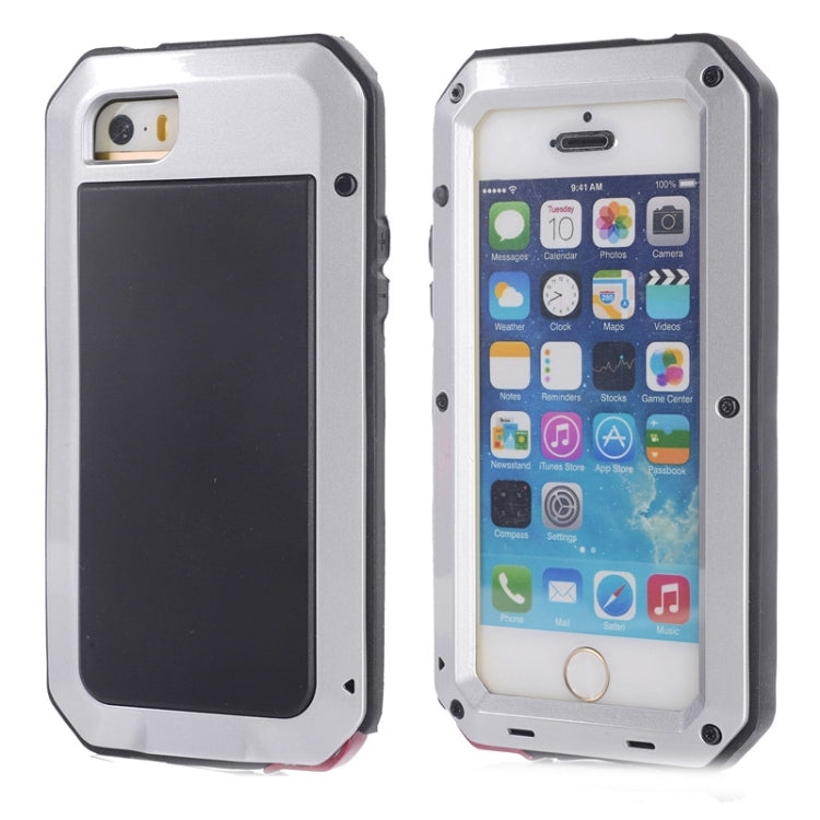 Waterproof Dustproof Shockproof Metal Armour Protective Case for iPhone 5S