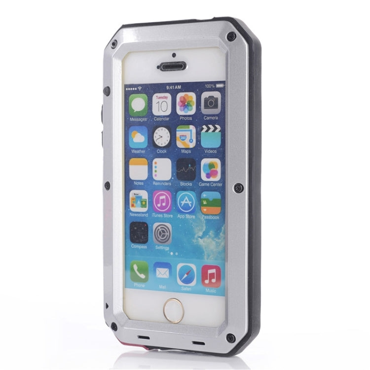 Waterproof Dustproof Shockproof Metal Armour Protective Case for iPhone 5S
