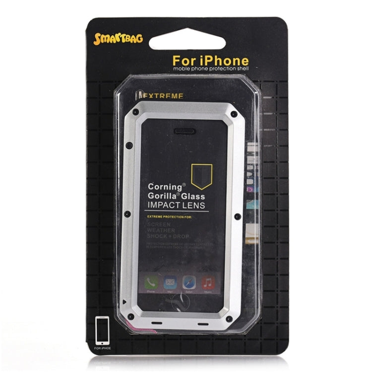 Waterproof Dustproof Shockproof Metal Armour Protective Case for iPhone 5S