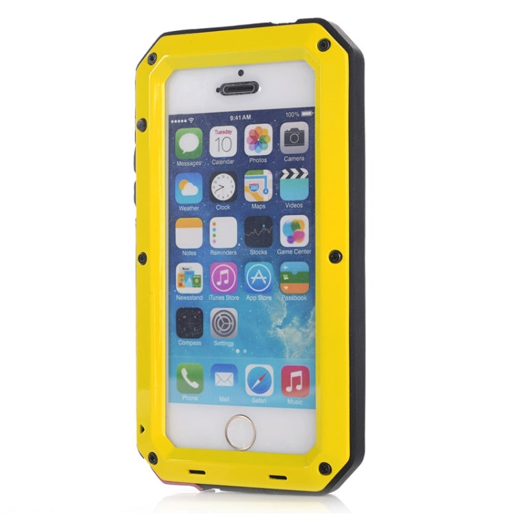 Waterproof Dustproof Shockproof Metal Armour Protective Case for iPhone 5S