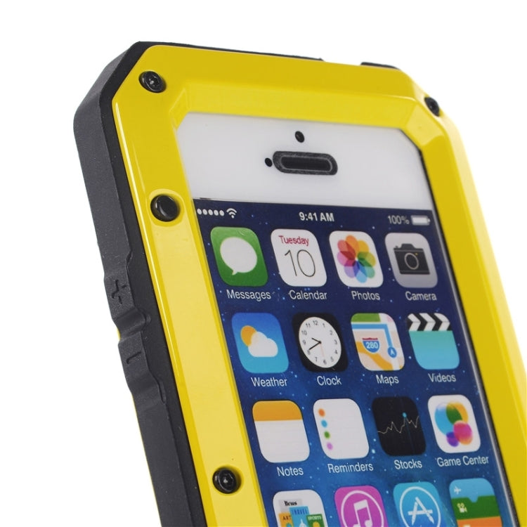 Waterproof Dustproof Shockproof Metal Armour Protective Case for iPhone 5S