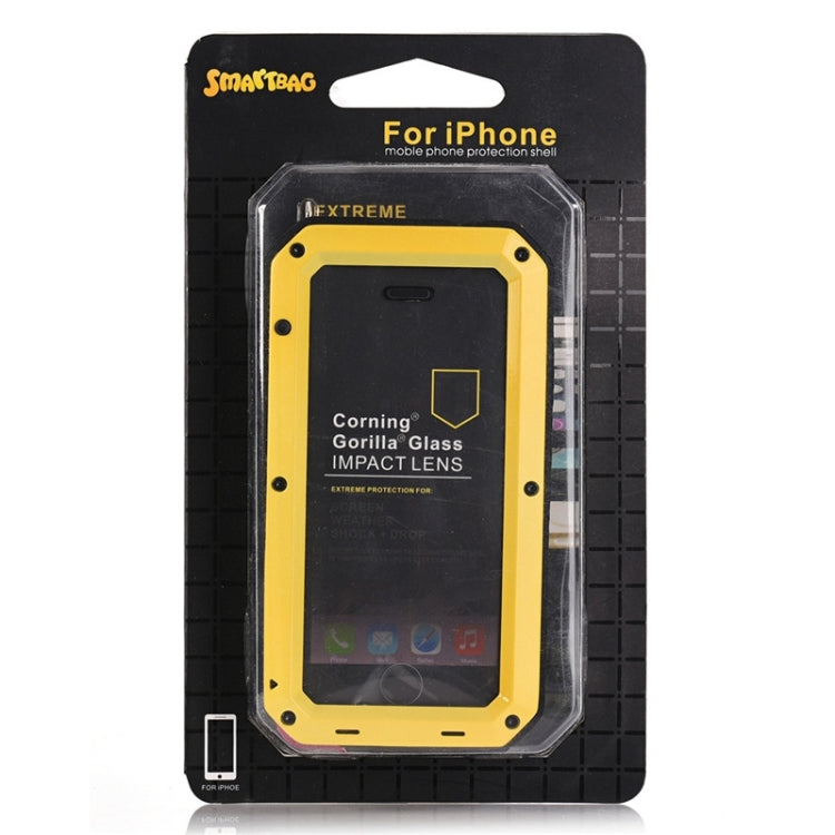 Waterproof Dustproof Shockproof Metal Armour Protective Case for iPhone 5S