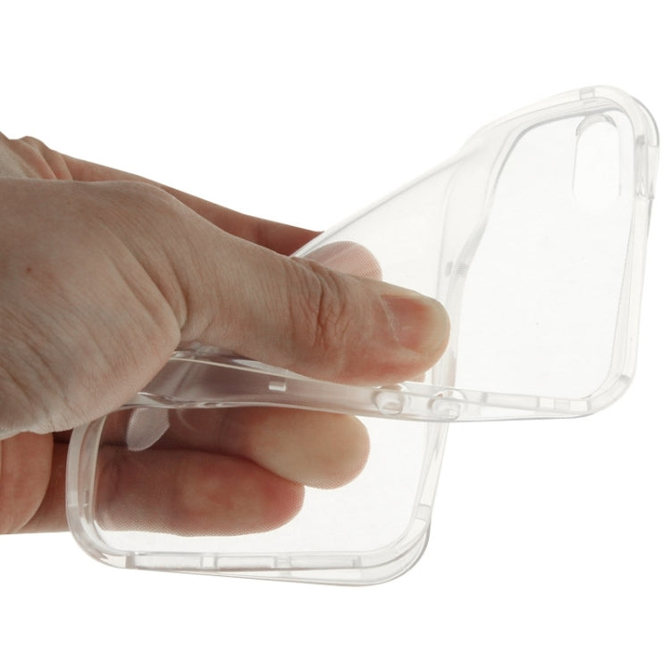 TPU Transparent Protective Case with Colorful Electroplating Frame for iPhone 5 & 5s & SE
