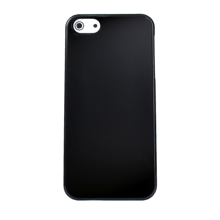 Glossy Surface Protective PC Case for iPhone 5 & 5s & SE(Black)