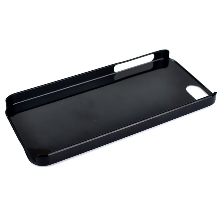 Glossy Surface Protective PC Case for iPhone 5 & 5s & SE(Black)