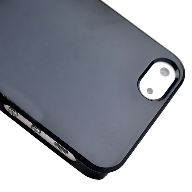 Glossy Surface Protective PC Case for iPhone 5 & 5s & SE(Black)