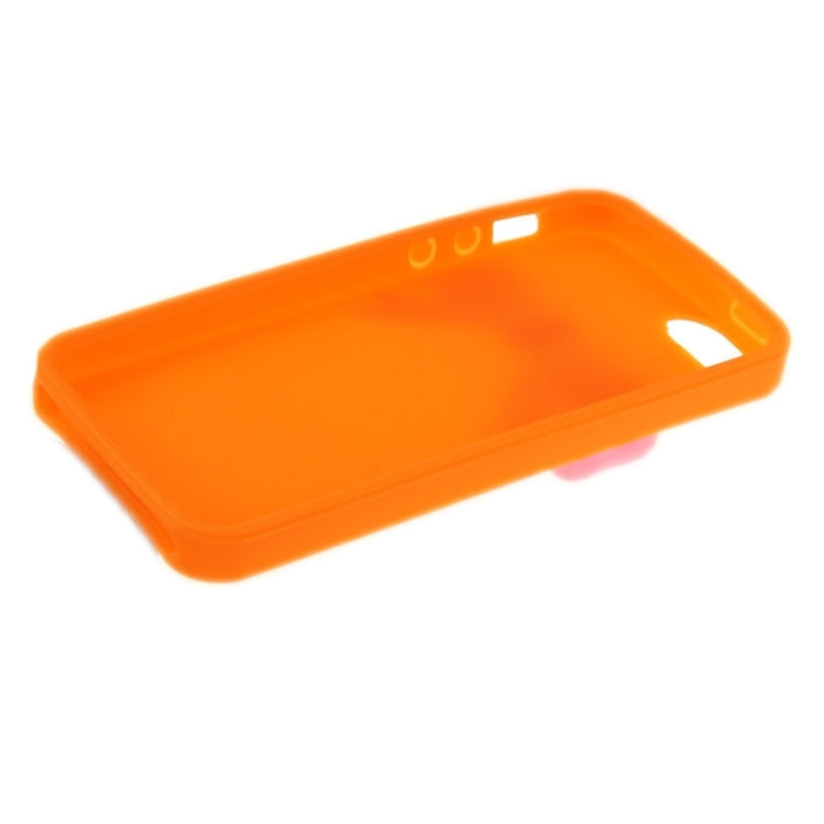 Stereoscopic Bowknot Silicone Protective Case for iPhone 5 & 5s & SE