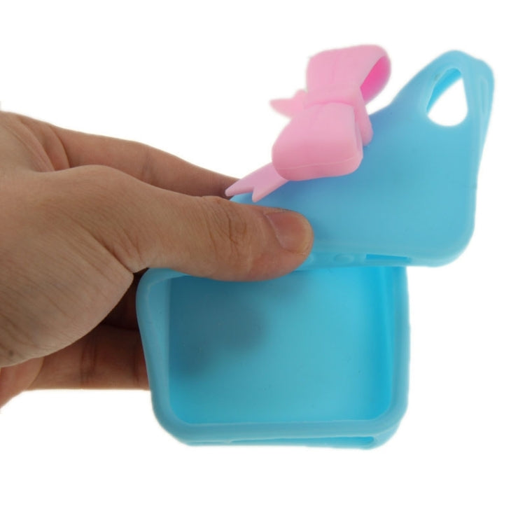 Stereoscopic Bowknot Silicone Protective Case for iPhone 5 & 5s & SE