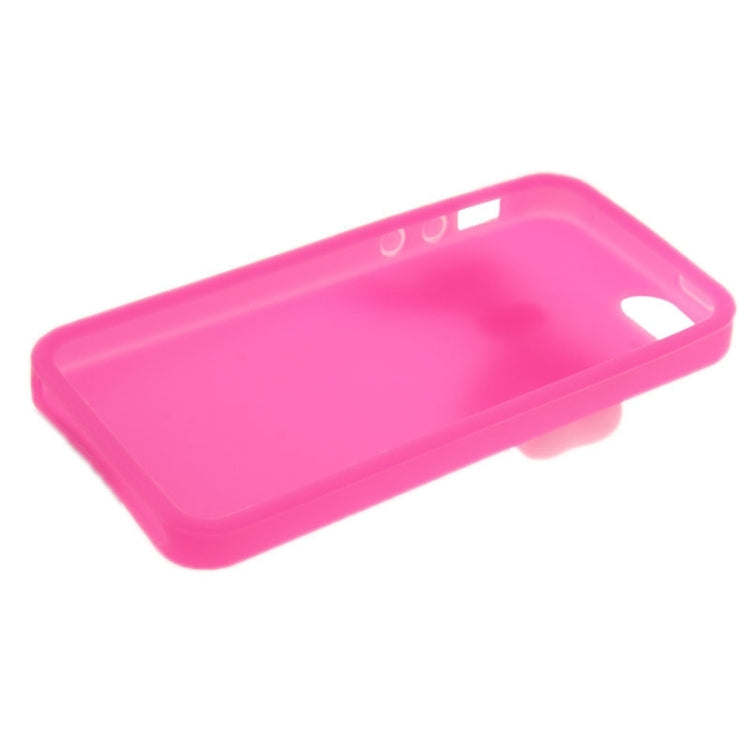 Stereoscopic Bowknot Silicone Protective Case for iPhone 5 & 5s & SE