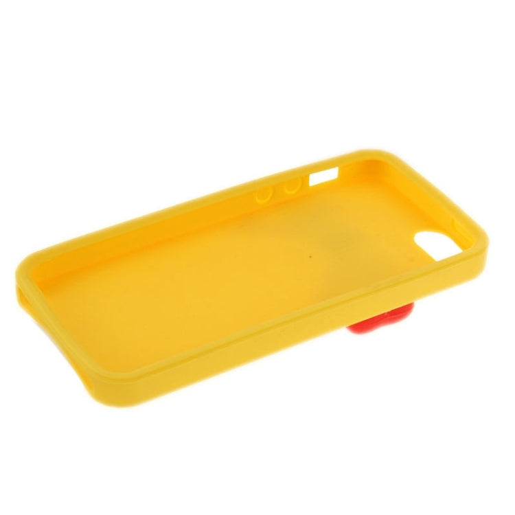 Stereoscopic Bowknot Silicone Protective Case for iPhone 5 & 5s & SE