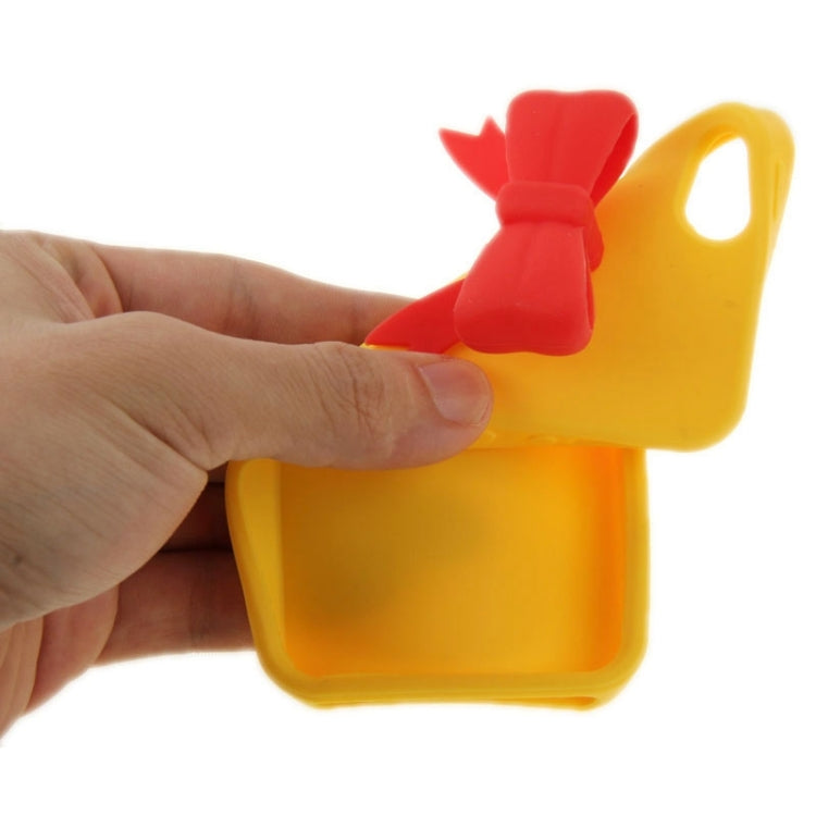 Stereoscopic Bowknot Silicone Protective Case for iPhone 5 & 5s & SE
