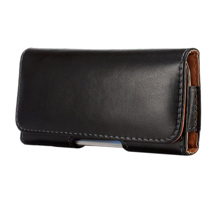Horizontal Style Lamb Skin Texture Waist Bag with Back Splint for iPhone 5 / 5S / 5C