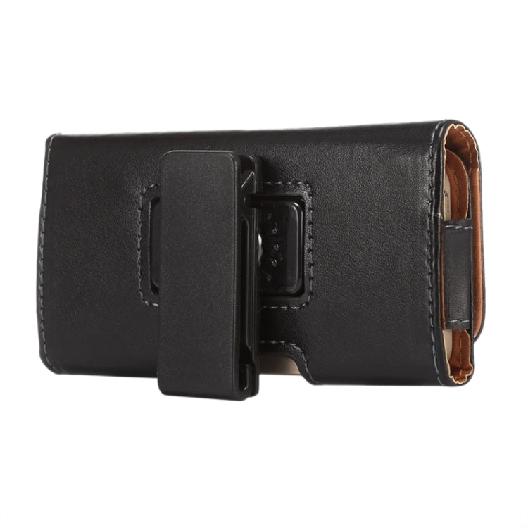 Horizontal Style Lamb Skin Texture Waist Bag with Back Splint for iPhone 5 / 5S / 5C