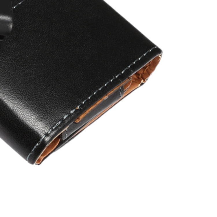 Horizontal Style Lamb Skin Texture Waist Bag with Back Splint for iPhone 5 / 5S / 5C