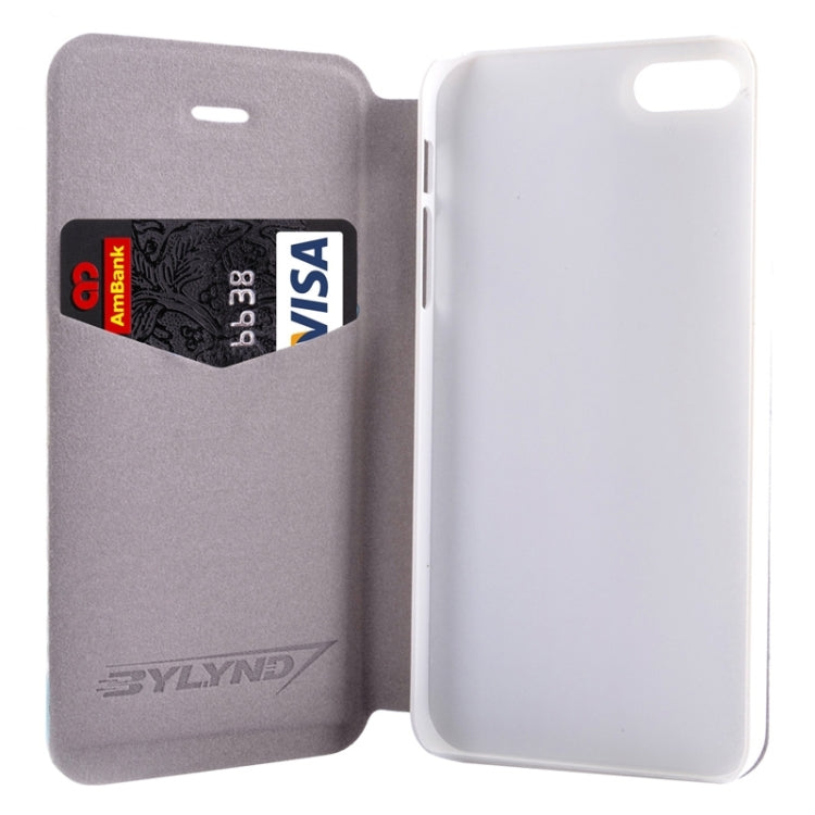 Litchi Texture Flip Leather Case with Holder & Card Slot for iPhone 5 & 5s & SE & SE