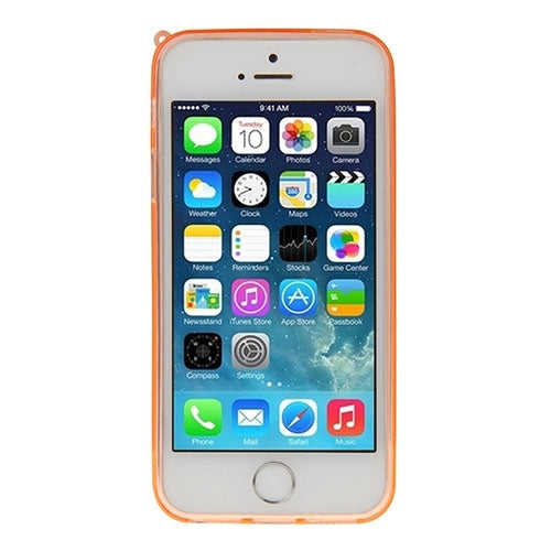 3D Love Heart Pattern TPU Protective Case with Holder & Lanyard for iPhone 5 & 5s & SE