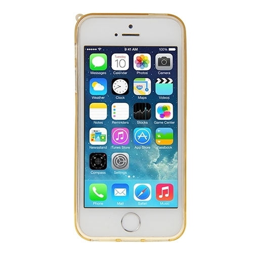 3D Love Heart Pattern TPU Protective Case with Holder & Lanyard for iPhone 5 & 5s & SE