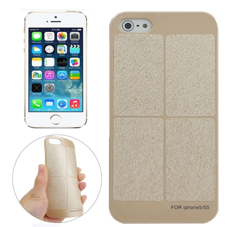 Cross Pattern Frosted Paste Skin PC Protective Case for iPhone 5 & 5s & SE