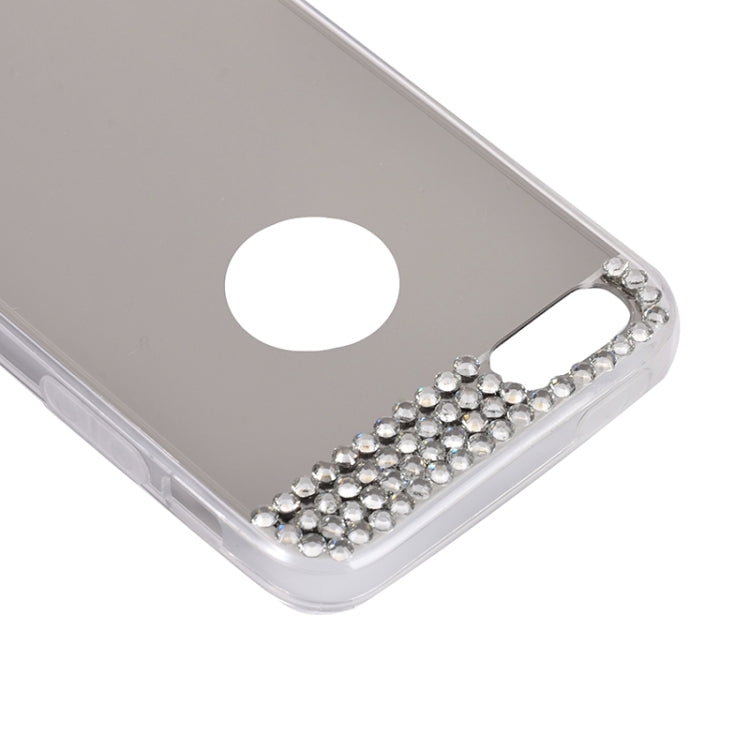 Diamond Encrusted Mirror TPU Protective Case for iPhone 5 & 5s & SE