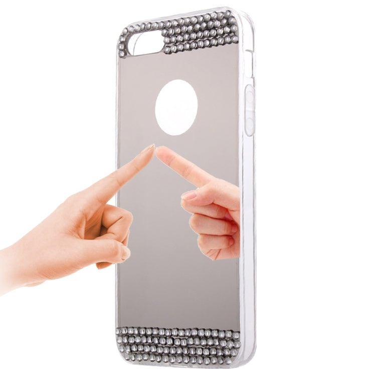 Diamond Encrusted Mirror TPU Protective Case for iPhone 5 & 5s & SE