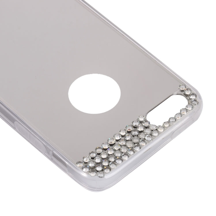 Diamond Encrusted Mirror TPU Protective Case for iPhone 5 & 5s & SE