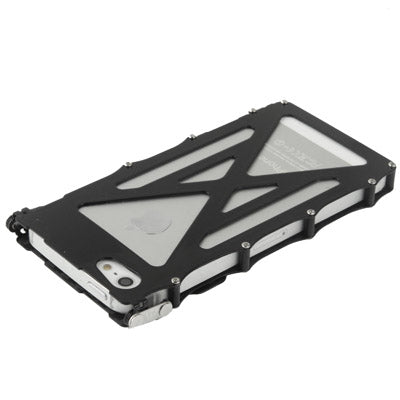 Metal Gear Stainless Steel Protective Case with Call Display for iPhone 5