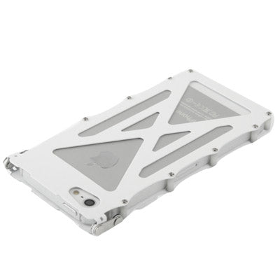 Metal Gear Stainless Steel Protective Case with Call Display for iPhone 5