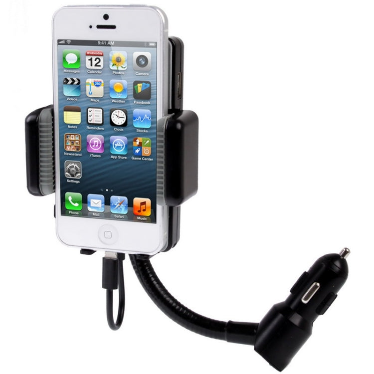 3 in 1 (Universal All Channel FM Transmitter + Car Charger + Hands Free) Kit, For iPhone, Galaxy, Huawei, Xiaomi, LG, HTC and Other Smart Phones(Black)