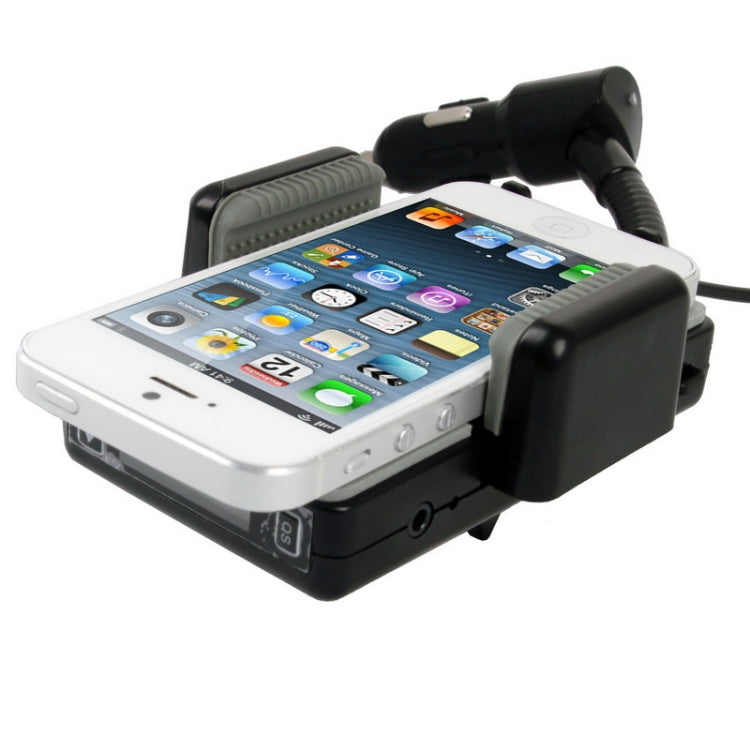 3 in 1 (Universal All Channel FM Transmitter + Car Charger + Hands Free) Kit, For iPhone, Galaxy, Huawei, Xiaomi, LG, HTC and Other Smart Phones(Black)