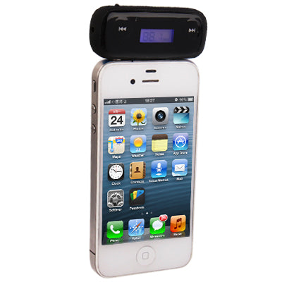 High-fidelity Stereo FM Transmitter Handsfree with Adding USB Car Charger for iPhone 4 & 4S / 3G & 3GS(Black)