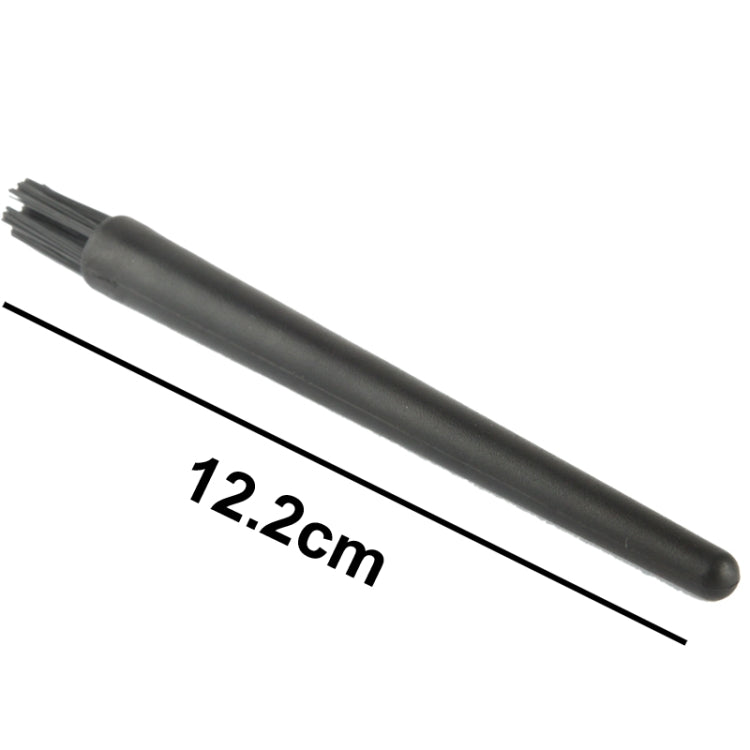 Electronic Component 7 Beam Round Handle Antistatic Cleaning Brush, Length: 12.2cm(Black)