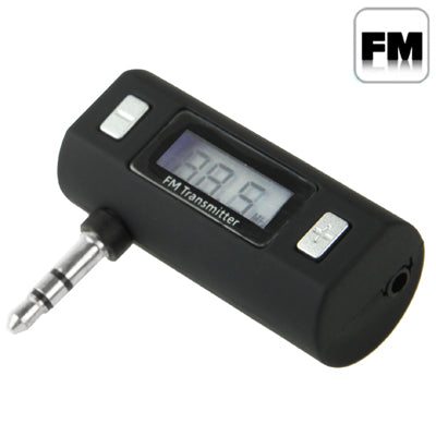 3.5mm Jack FM Transmitter for iPhone 5 / iPhone 4 & 4S / Samsung / HTC / Nokia / Other Audio Devices with 3.5mm Jack