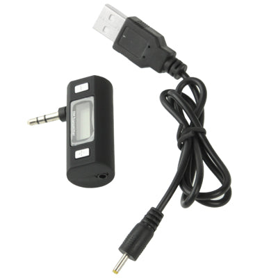 3.5mm Jack FM Transmitter for iPhone 5 / iPhone 4 & 4S / Samsung / HTC / Nokia / Other Audio Devices with 3.5mm Jack