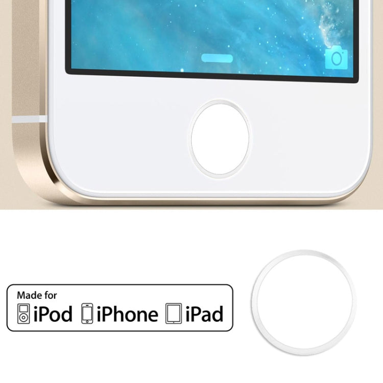 Decorated Aluminum Home Button Sticker for iPhone 6 & 6 Plus / iPhone 5 & 5C & 5S, iPad Air / iPad mini Retina, iPod touch 5