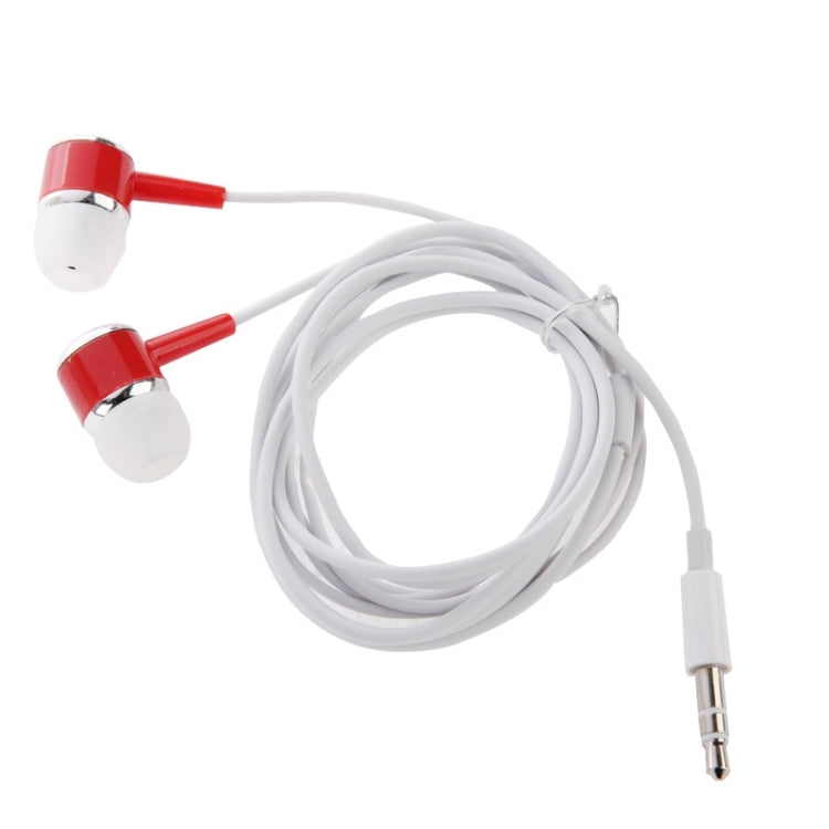 3.5mm Super Bass Earphone, Length: 1m(Red)
