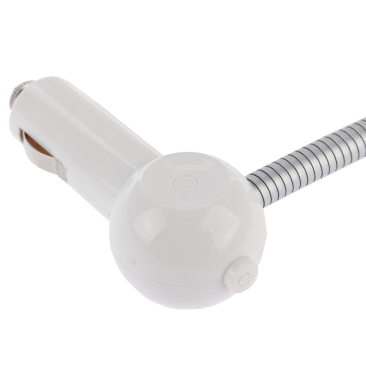 MP3 Player Bluetooth Handsfree FM Transmitter with Remote Control, Support TF Card and USB Port(White)