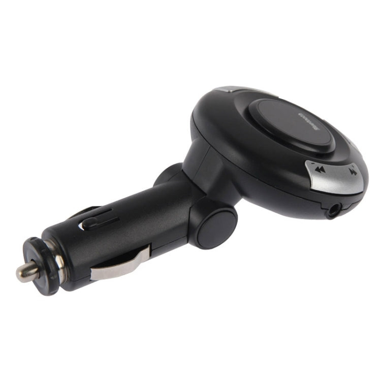 MP3 Player Bluetooth Handsfree FM Transmitter, Support TF Card and USB Port(Black)