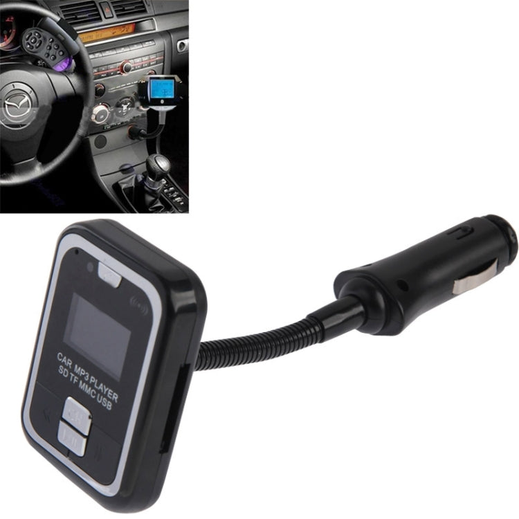 MP3 Player Bluetooth Handsfree FM Transmitter, Support TF / SD Card and USB Port